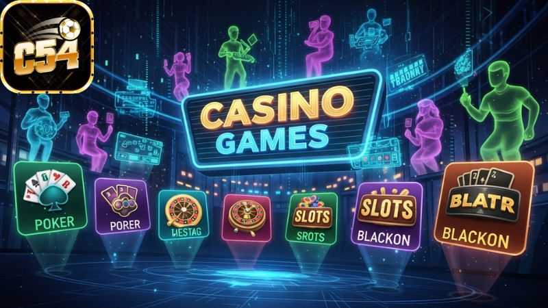 Trò chơi C54 đa dạng và hấp dẫn